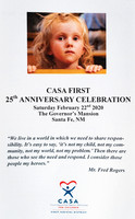 CASA First 25th Anniversary Celebration, The Governor's Mansion, Santa Fe, New Mexico  - February 22, 2020