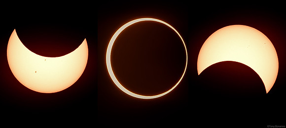 Annular Eclipse sequence - 10/14/23